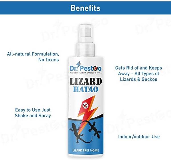 Dr.PestGo lizard repellent for home best Lizard Repellent Spray lizard killer