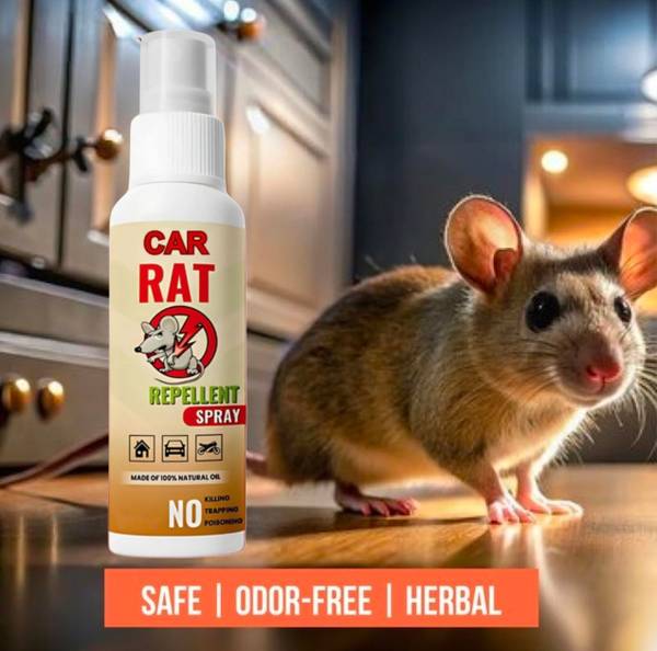 SCENTORA Natural Rat Repellent Spray for Car & Bike