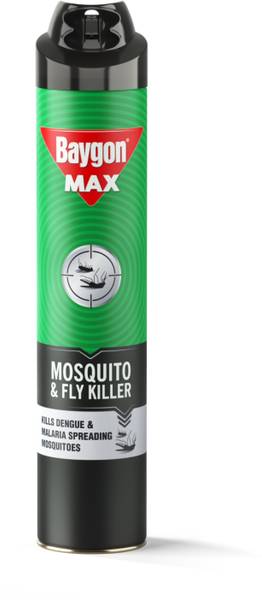 Baygon Max Mosquito & Fly Killer Spray, Kills Dengue & Malaria Mosquitoes Instantly