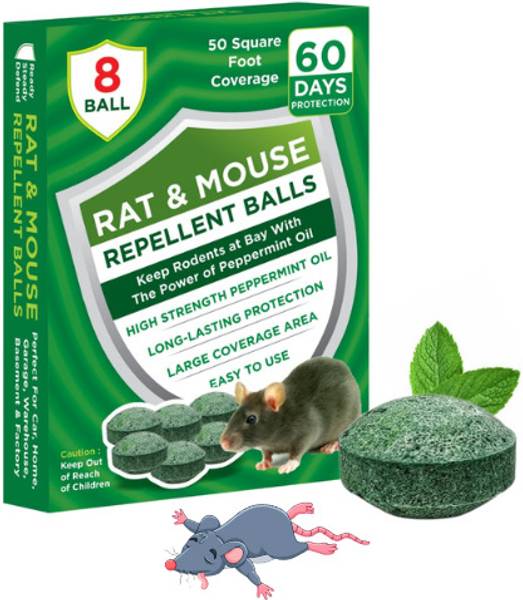 Dr.PestGo Natural Rat Repellent Balls, Rat Repellent Trap For Home, Office And Car