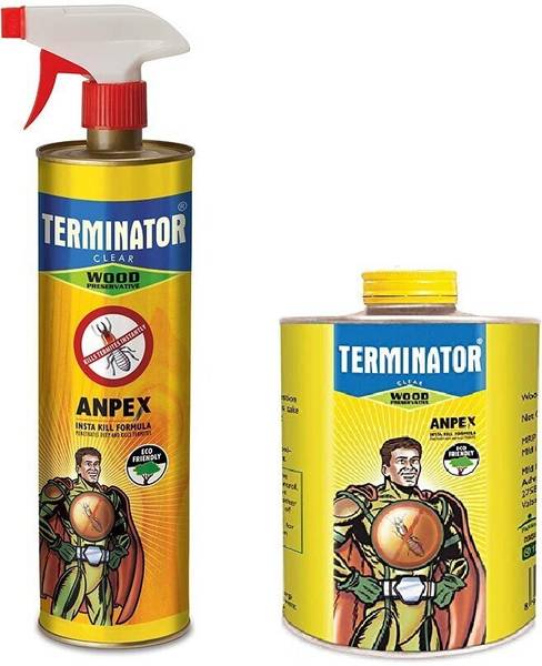 Pidilite Termite Killer Wood Preservative Spray 500 ml with 500 ml Refill Pack