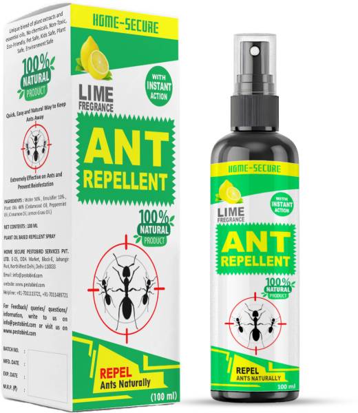 Home-Secure Ant Killer Spray-Natural Ant Repellent, Organic Herbal, No Chemical Eco Friendly