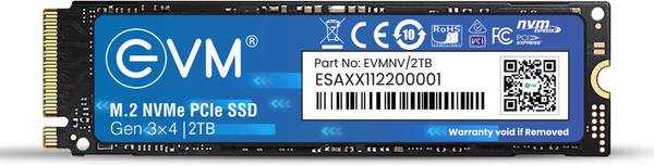 EVM NVMe (GEN 3) 2 TB All in One PC's, Desktop, Laptop Internal Solid State Drive (SSD) (EVMNV/2TB)