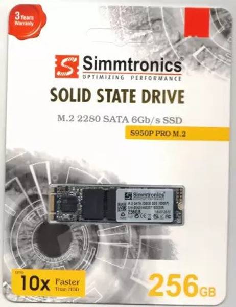 Simmtronics 256GB M.2 SOLID STATE DRIVE 6gb/S 256 GB All in One PC's, Desktop, Laptop Internal Solid State Drive (SSD) (256GB M.2 SOLID STATE DRIVE)
