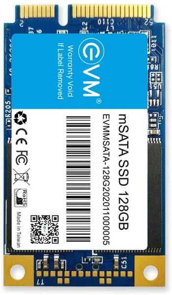 EVM MSATA 128 GB Laptop, All in One PC's, Desktop Black mSATA Internal Solid State Drive (SSD) (EVMMS/128GB)