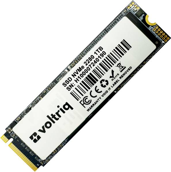 Voltriq NVMe 1 TB Desktop, Laptop Black PCIe NVMe Internal Solid State Drive (SSD) (H100007240190)