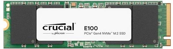 Crucial E100 480 GB Desktop, Laptop Black PCIe NVMe Internal Solid State Drive (SSD) (CT480E100SSD8)
