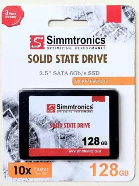 Simmtronics 128GB 2.5SATA SSD 6GB PER SECOND 128 GB All in One PC's, Desktop, Laptop Internal Solid State Drive (SSD) (128GB 2.5SATA SSD)