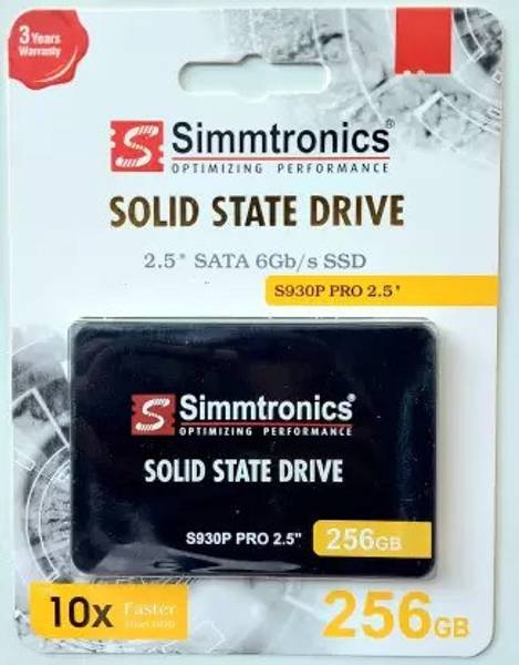 Simmtronics 256GB 2.5 SATA SSD 6GB/S 256 GB All in One PC's, Desktop, Laptop Internal Solid State Drive (SSD) (256GB 2.5 SATA SSD)