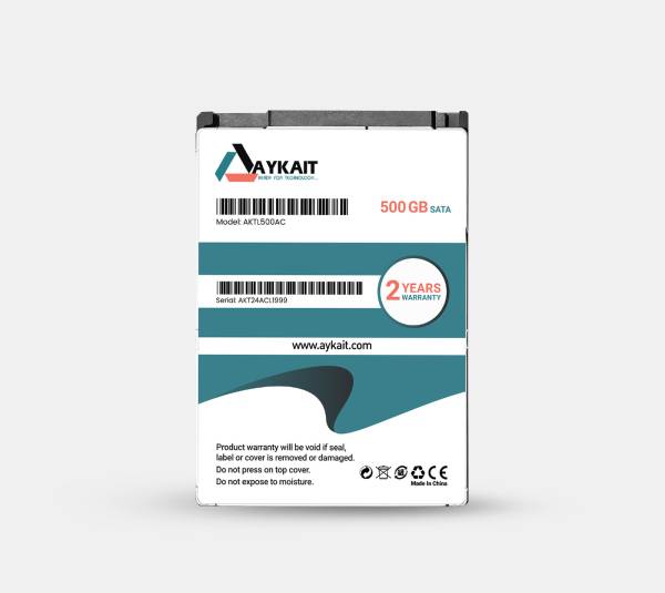 Aykait AKTL500AC lt 500 GB Laptop Internal Hard Disk Drive (HDD) (500GB Internal Laptop Hard Drive 2.5 Ultra With 2 Years Warranty)