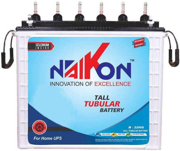 NAIKON 22000 (220 Ah) Tubular Inverter Battery