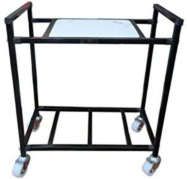 NEOSTAR Wooden Top Metal Inverter Trolley for Inverter and Battery