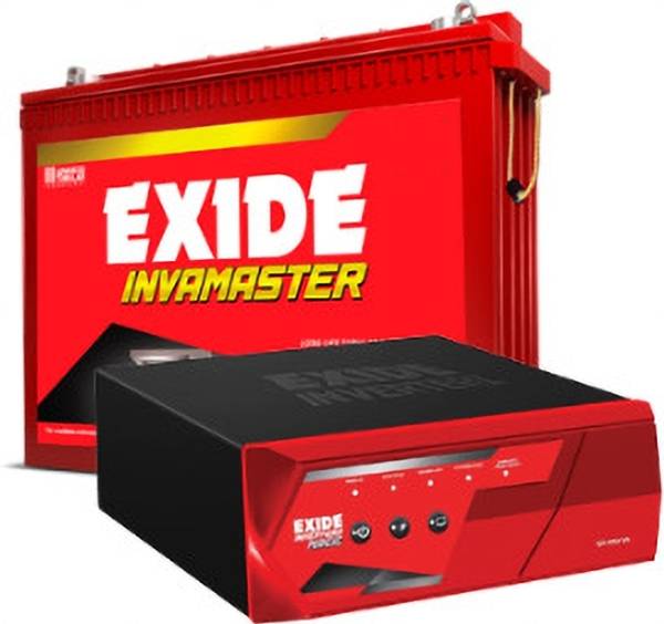 EXIDE IMTT2000 200ah Battery with Magic1125 inverter Pure Sine Wave Inverter