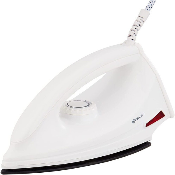 BAJAJ Majesty DX 6 1000w Dry Iron Anti-Bacterial Soleplate Coating 1000 W Dry Iron