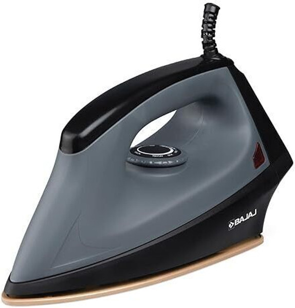 BAJAJ by BAJAJ Herculo 1100 Watts Dry Iron, Black & Grey, 1100 W Dry Iron