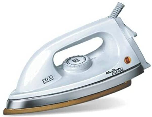 Khaitan Orfin Iron (White) 1000 W Dry Iron