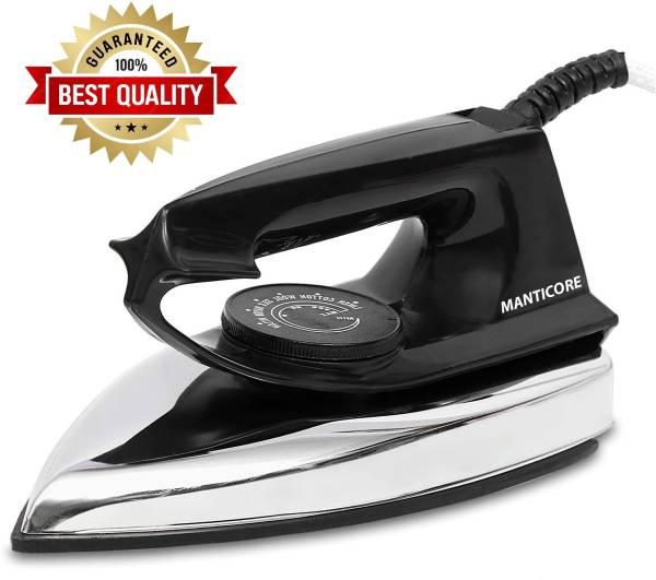 MANTICORE Automatic iron box with Dual Non sticky & anti-bacterial coating 750W Dry Iron 750 W Dry Iron