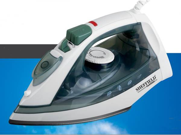Sheffield Classic Steam Iron (Spray/Steam/Dry Function), SH-9027G 1600 W Steam Iron