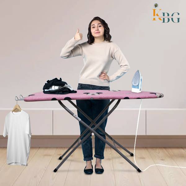 KBG 15 Inches Iron Table for Home | Foldable Iron Board, Height Adjustable Ironing Board