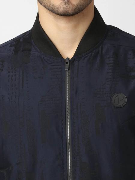 Pepe jeans full 2025 sleeve solid men's jacket