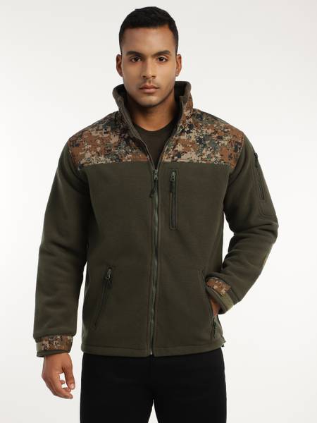 MOUNTMILLER Full Sleeve Camouflage Men Jacket