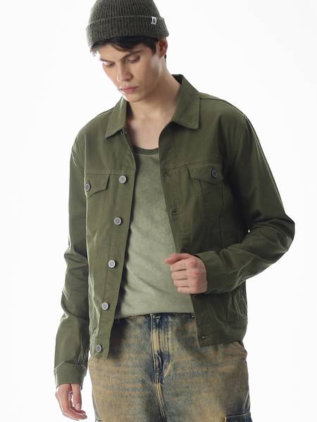 JACK & JONES Full Sleeve Solid Men Jacket