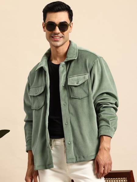 Mast & Harbour Full Sleeve Solid Men Jacket