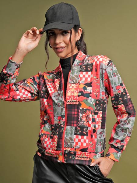 Tokyo Talkies Full Sleeve Printed Women Jacket