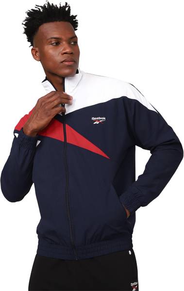 Reebok full sleeve solid hotsell men s jacket