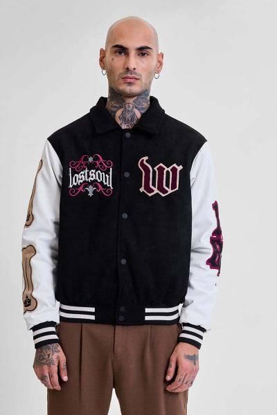 Snitch Full Sleeve Graphic Print Men Jacket