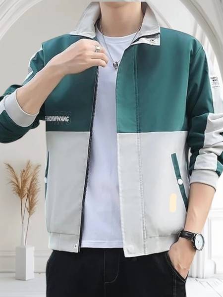 ZYRONA Full Sleeve Colorblock Men Jacket