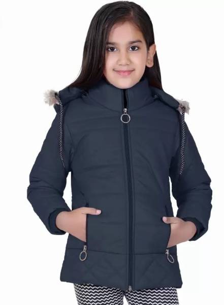 PLATINUMCARTZ Full Sleeve Striped Girls Jacket