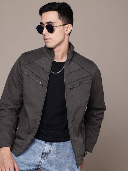 Roadster Full Sleeve Solid Men Jacket