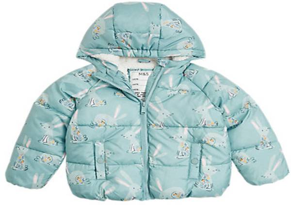 MARKS SPENCER Full Sleeve Printed Girls Jacket Price History