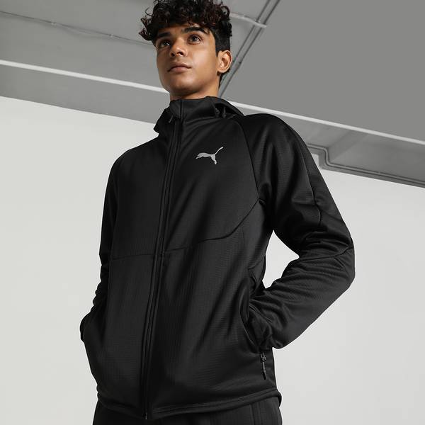 Puma full sleeve solid hot sale men's jacket