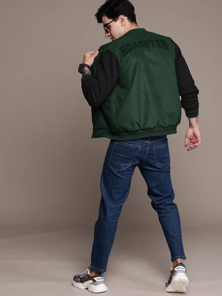 Roadster Full Sleeve Solid Men Jacket