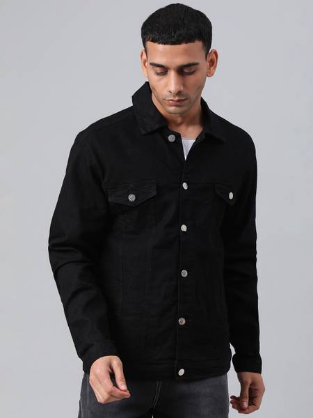 KOTTY Full Sleeve Solid Men Denim Jacket Price History