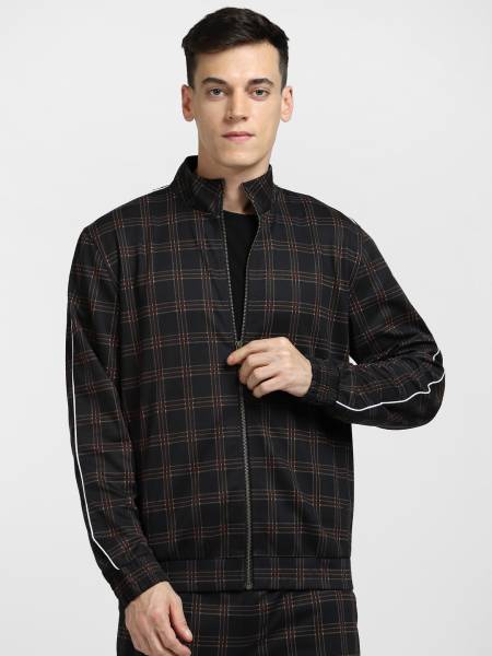 JACK & JONES Full Sleeve Checkered Men Jacket