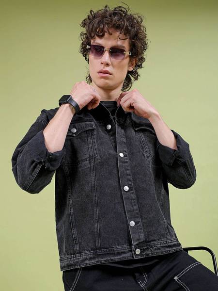 The Indian Garage Co. Full Sleeve Solid Men Jacket