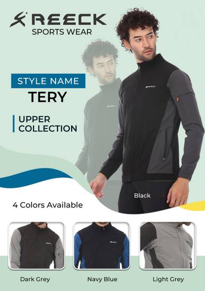Reeck Sports Full Sleeve Solid Men Jacket