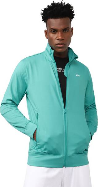 Reebok full sleeve solid men's jacket shop