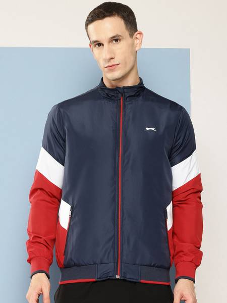 SLAZENGER Full Sleeve Colorblock Men Jacket