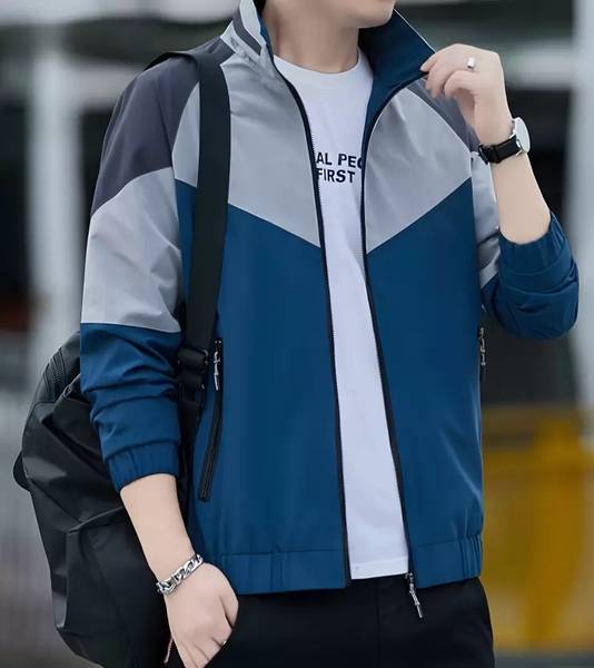AGARSHGARMENTS Full Sleeve Colorblock Men Jacket