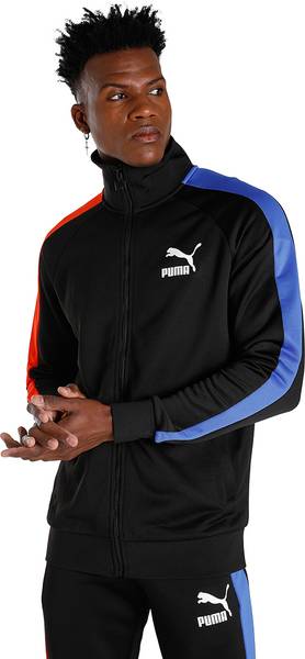 Puma full outlet sleeve solid jacket