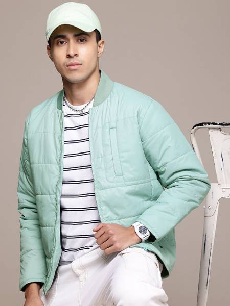 Roadster Full Sleeve Self Design Men Jacket