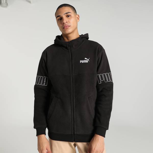 Puma full sleeve solid men's jacket best sale