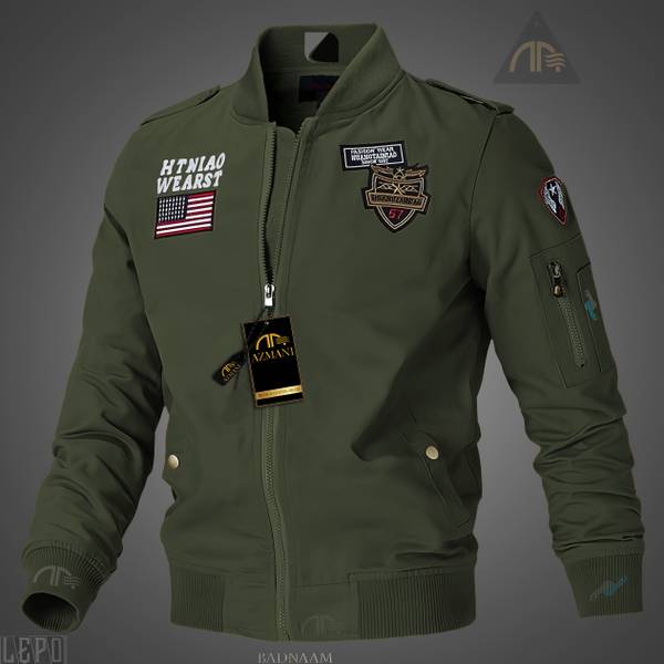 Azmani Full Sleeve Printed Men Jacket