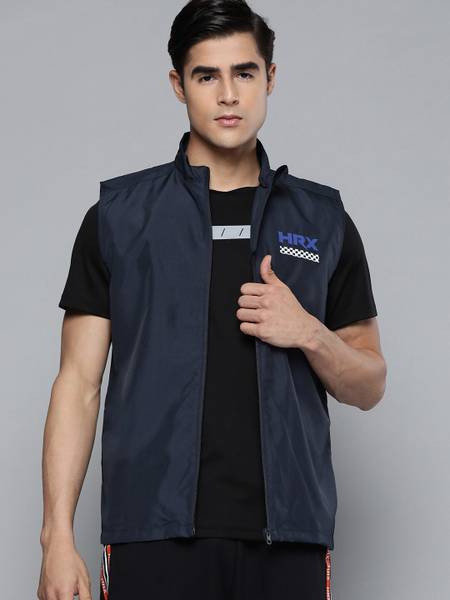 HRX by Hrithik Roshan Sleeveless Printed Men Jacket Price History