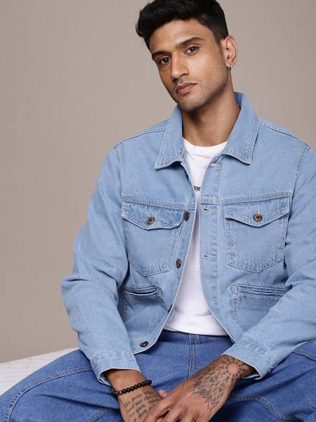 Roadster Full Sleeve Solid Men Jacket