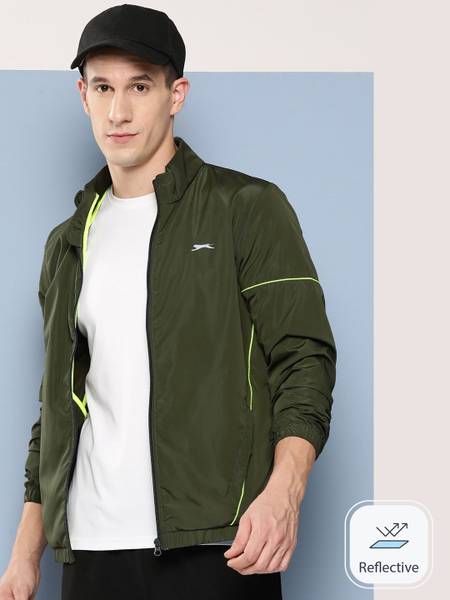 SLAZENGER Full Sleeve Solid Men Jacket